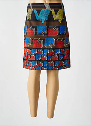 Fustă midi negru LO! LES FILLES femeie