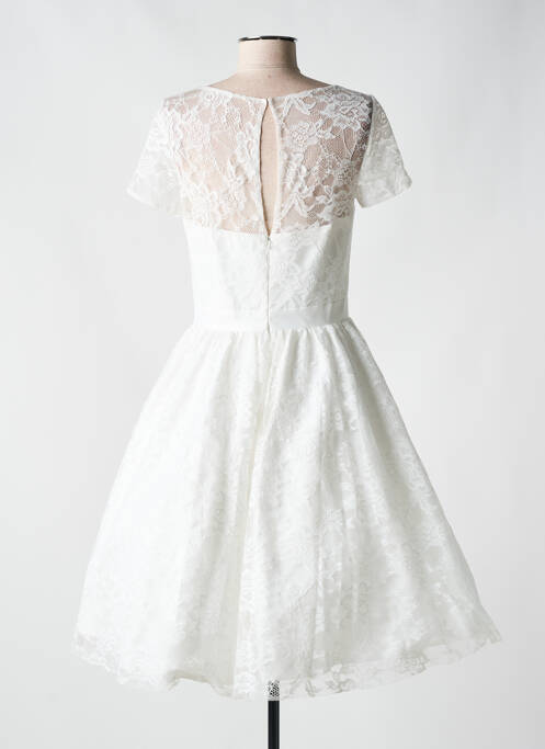 Rochie midi alb FASHION NEW YORK femeie