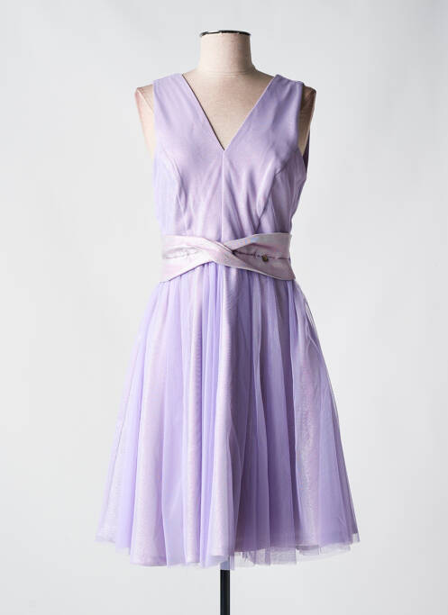 Rochie midi violet RINASCIMENTO femeie