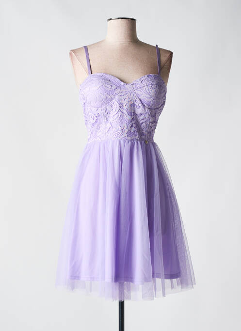 Rochie midi violet RINASCIMENTO femeie