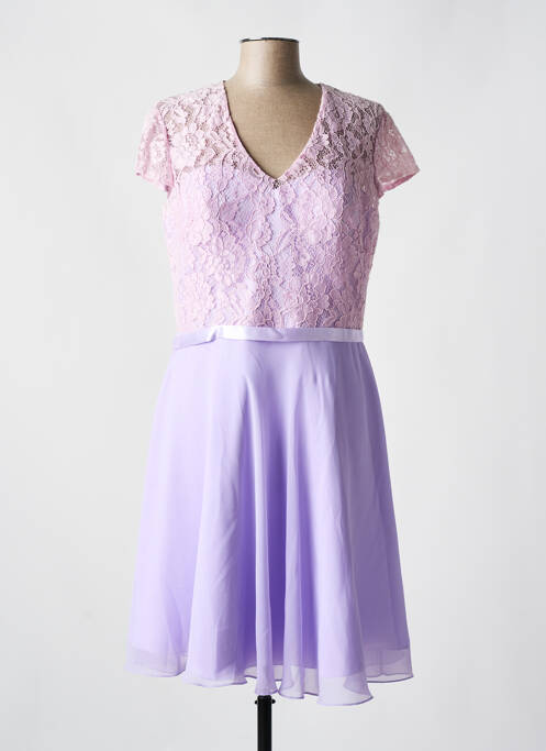 Rochie midi violet FASHION NEW YORK femeie