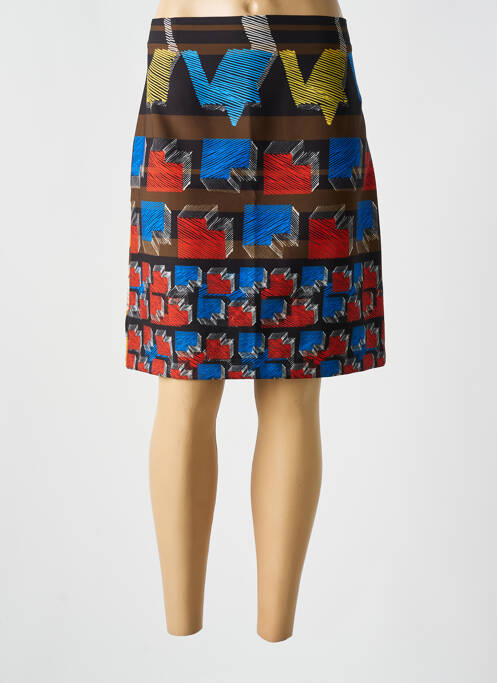 Fustă midi negru LO! LES FILLES femeie