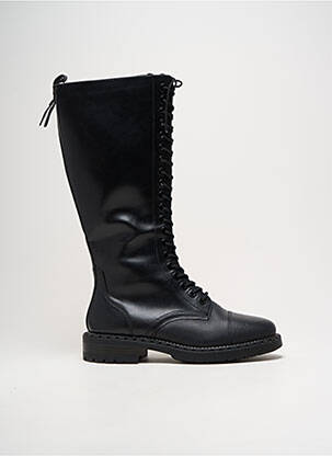 Cizme material neted toc de 4 la 6 cm negru TAMARIS femeie