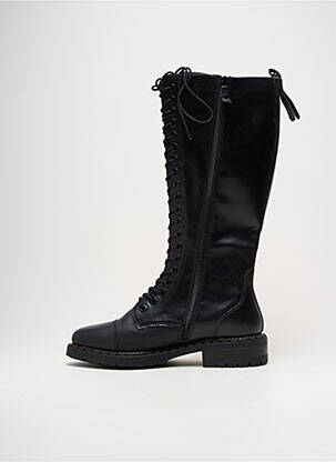 Cizme material neted toc de 4 la 6 cm negru TAMARIS femeie