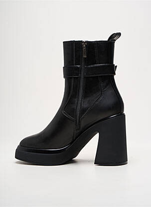 Botine/ghete material neted toc înalt de 10cm și mai mult negru TAMARIS femeie