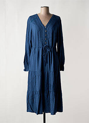 Rochie lungă albastru WHITE STUFF femeie