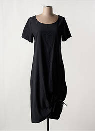 Rochie midi mâneci scurte mâneci scurte negru ELSEWHERE femeie