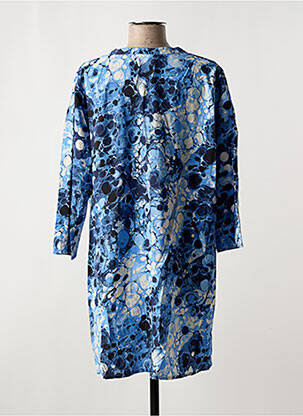Rochie scurtă mâneci 3/4 mâneci 3/4 albastru MASAI femeie