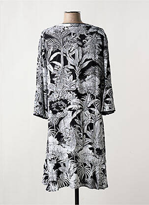 Rochie midi mâneci 3/4 mâneci 3/4 negru YEST femeie