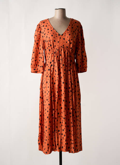 Rochie lungă maro WHITE STUFF femeie