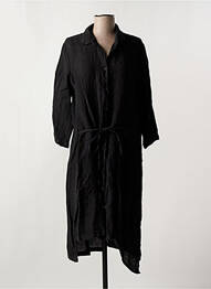 Rochie midi mâneci 3/4 mâneci 3/4 negru LOTUS EATERS femme