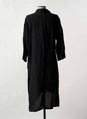 Rochie midi mâneci 3/4 mâneci 3/4 negru LOTUS EATERS femeie