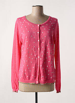 Vestă cu mâneci lungi roz WHITE STUFF femeie