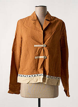 Jachete casual guler tip costum maro SEMIOLOGY femeie
