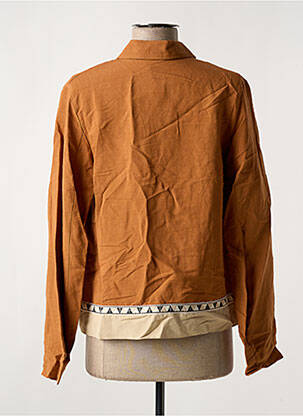 Jachete casual guler tip costum maro SEMIOLOGY femeie