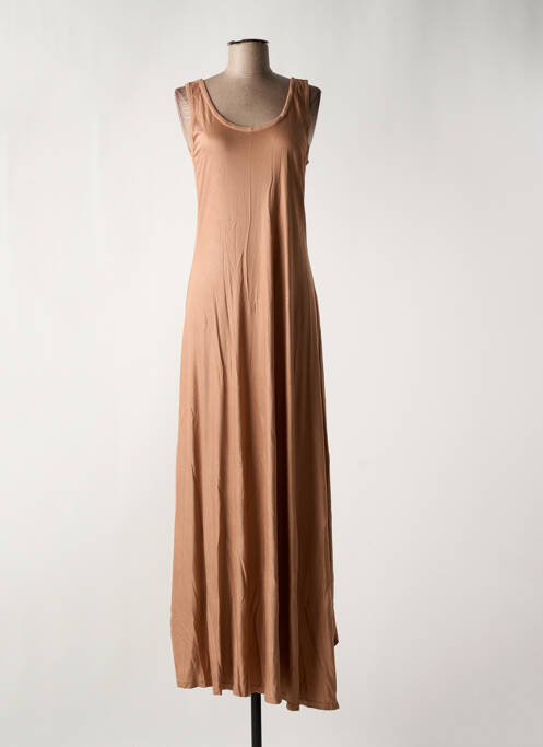 Rochie lungă maro SEMIOLOGY femeie