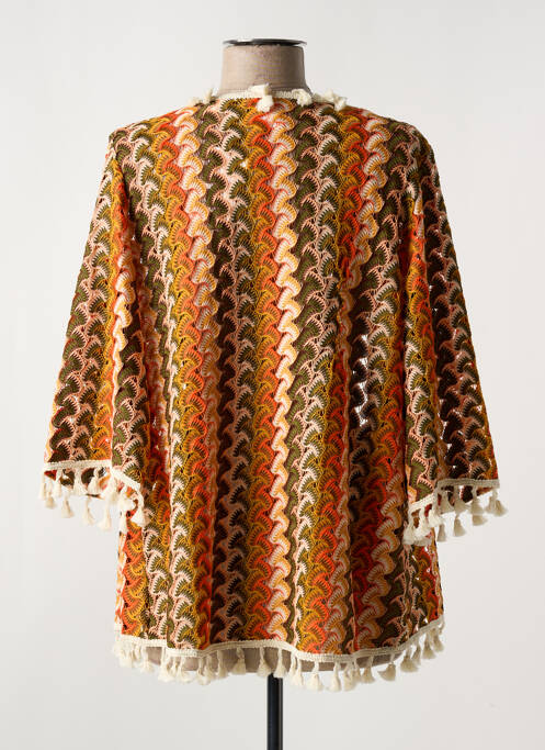 Vestă cu mâneci lungi portocaliu AN II VITO femeie