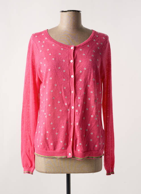 Vestă cu mâneci lungi elasticitate roz WHITE STUFF femme