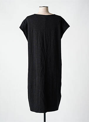 Rochie midi mâneci scurte mâneci scurte negru YEST femeie