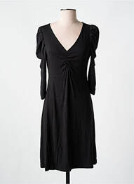 Rochie midi mâneci lungi mâneci lungi negru AN II VITO femme
