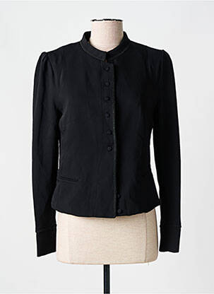 Jachete casual guler rotund negru GARELLA femeie