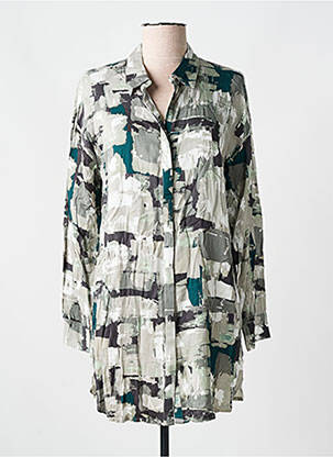 Tunică mâneci lungi verde YEST femeie