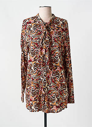 Tunică mâneci lungi maro YEST femeie