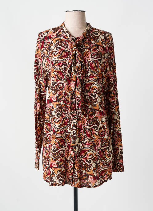 Tunică mâneci lungi maro YEST femeie