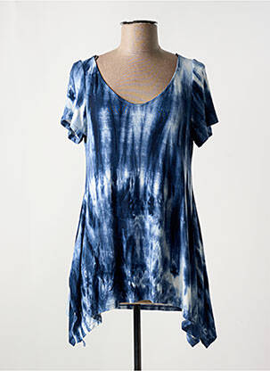 Tunică mâneci scurte albastru AN II VITO femeie