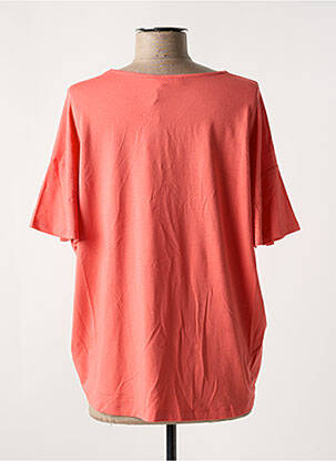 Tricou guler în v mâneci scurte portocalie MASAI femeie