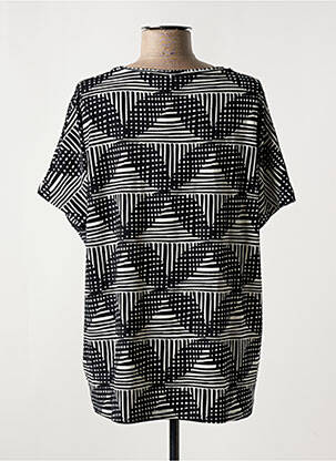 Tricou croială dreaptă mâneci scurte negru MASAI femeie