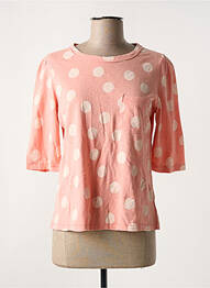 Tricou mâneci 3/4 mâneci 3/4 roz WHITE STUFF femeie