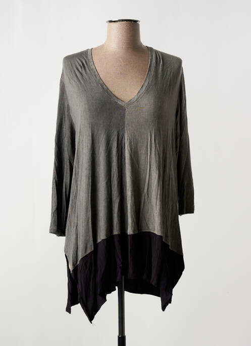 Tunică mâneci lungi gri ALEMBIKA femeie