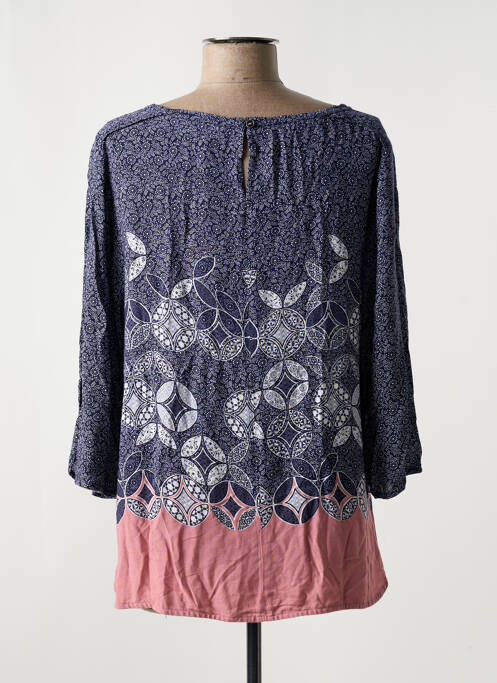 Tunică mâneci lungi guler rotund albastru WHITE STUFF femme