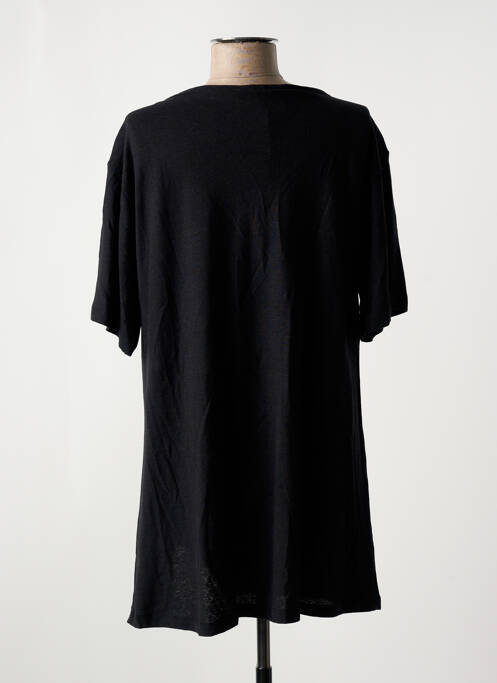 Tunică mâneci scurte negru OZAI N KU femeie