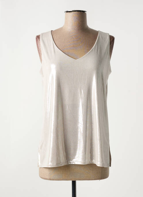 Top argintiu AN II VITO femeie