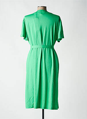 Rochie midi mâneci scurte mâneci scurte verde YEST femeie