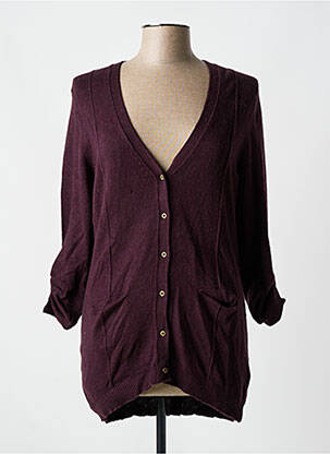 Vestă cu mâneci lungi violet WHITE STUFF femeie