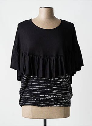 Tricou elasticitate mâneci scurte negru ALEMBIKA femeie