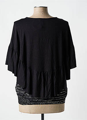 Tricou elasticitate mâneci scurte negru ALEMBIKA femeie