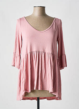 Tunică mâneci lungi roz AN II VITO femeie