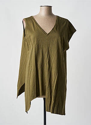 Tunică mâneci scurte verde LOTUS EATERS femeie