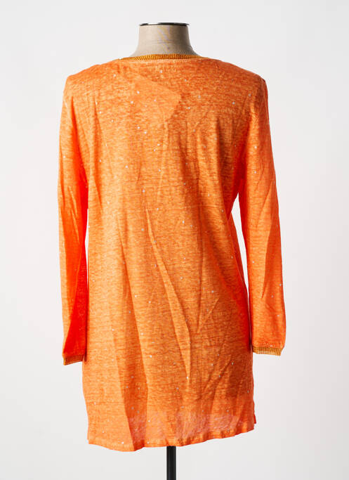 Pulover tunică portocaliu MALVIN femeie