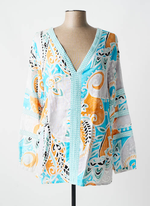 Tunică mâneci lungi albastru MALVIN femeie