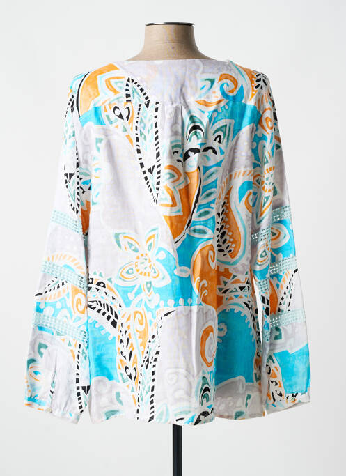 Tunică mâneci lungi albastru MALVIN femeie