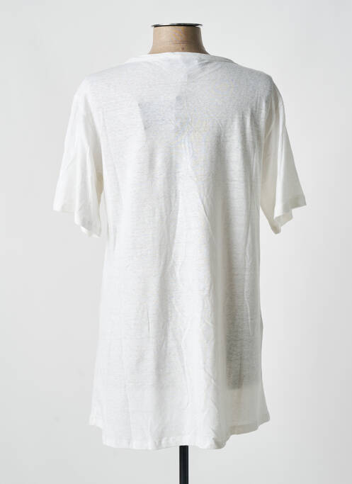 Tunică mâneci scurte alb OZAI N KU femeie