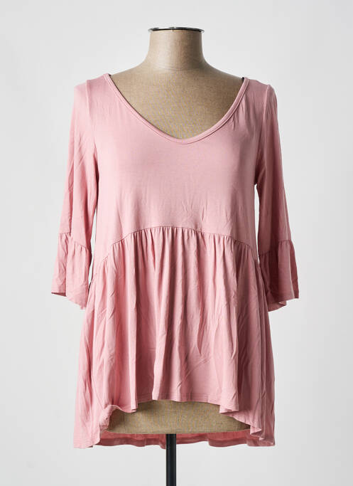 Tunică mâneci lungi roz AN II VITO femeie