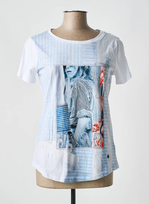 Tricou alb MALVIN femeie