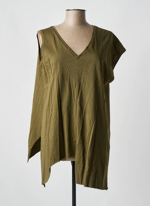 Tunică mâneci scurte verde LOTUS EATERS femeie