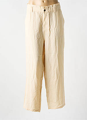 Pantalon larg bej YEST femeie